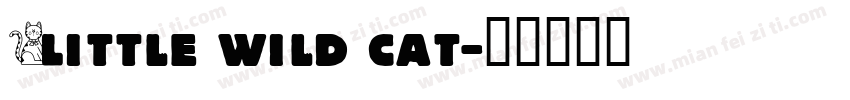 Little wild cat字体转换
